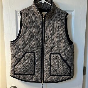 J.Crew Herringbone Quilted Vest